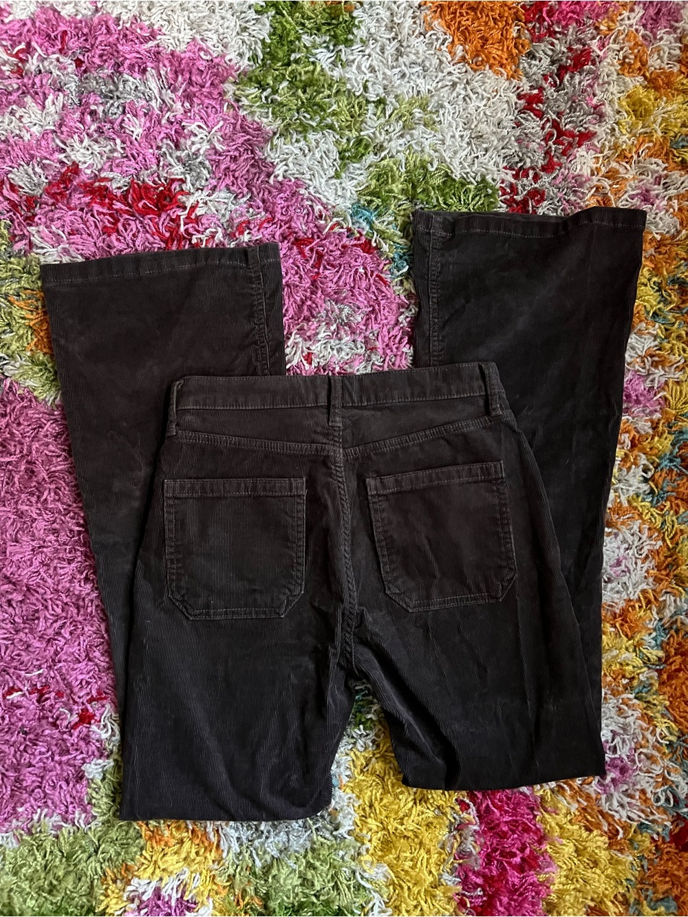 GAP Dark Brown Corduroy Flare Jeans